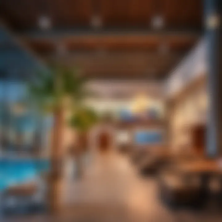 An overview of amenities available at Al Khail Gate Community Center, emphasizing leisure and lifestyle