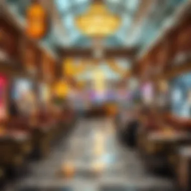 Culinary Delights in Dubai Mall An enticing dining area in Dubai Mall with diverse culinary options