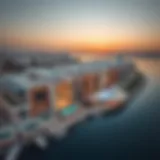 Aerial view of Cove by Imtiaz showcasing modern architecture