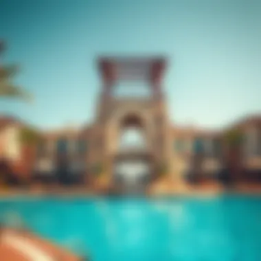 Luxurious amenities at Malibu Beach community