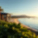 Stunning view of Malibu Beach waterfront