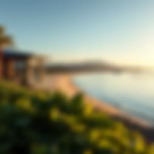 Stunning view of Malibu Beach waterfront