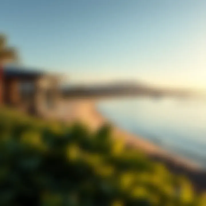 Stunning view of Malibu Beach waterfront