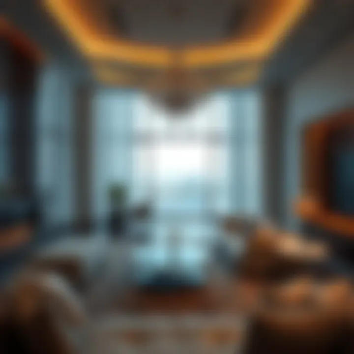 Interior amenities of Safa Two Towers highlighting luxury living