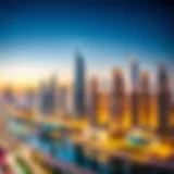 Dubai skyline representing the real estate market