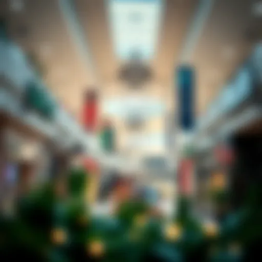 Interior view of Nakheel Mall showcasing various shops