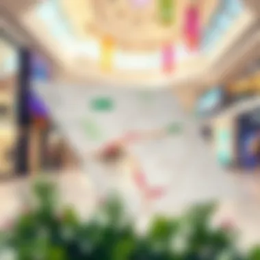 Directory Map of Nakheel Mall Directory map of Nakheel Mall highlighting different sections