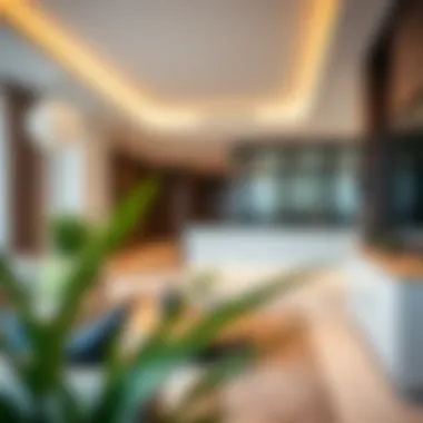 Contemporary Apartment Amenities in Dubai Modern furnished apartment interior showcasing amenities