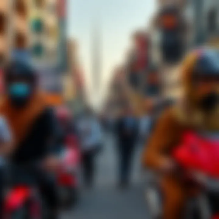 A visual representation of diverse demographics in Dubai