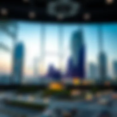 Graph illustrating real estate market trends in Dubai