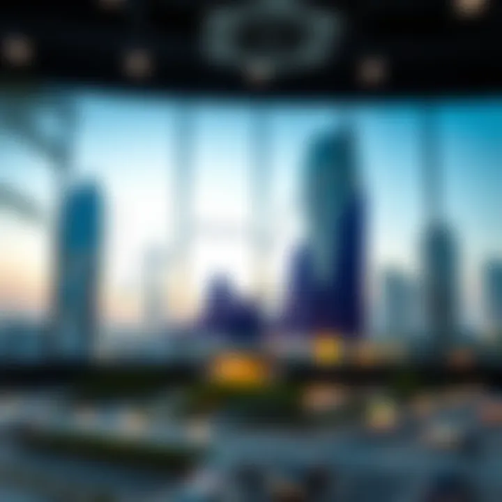 Graph illustrating real estate market trends in Dubai
