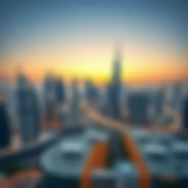 Dubai Skyline Overview Dubai skyline showcasing modern architecture