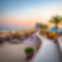 Overview of La Mer Beach showcasing the vibrant atmosphere