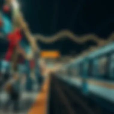 Holiday decorations at a Dubai Metro station