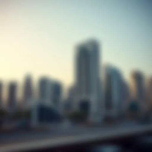 Dubai skyline showcasing modern architecture