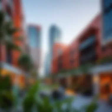 Vibrant urban community spaces in Dubai